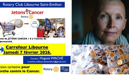 Carrefour LIBOURNE 
7 Février 2026
Jetons 1 € à l'entrée du Supermarché