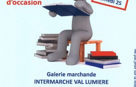 GRANDE VENTE DE LIVRES D'OCCASION
GALERIE INTERMARCHE VAUX SUR MER